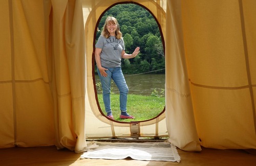 Kennerdell RV Rental | Tipi at Copperhead Retreat