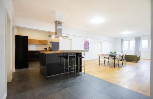 Flingern-Sued Apartment | Tolstov Apartments - 250m2 Loft with 6 Rooms im Industriegebiet - 20 Min Messe DUS & Old Town DUS
