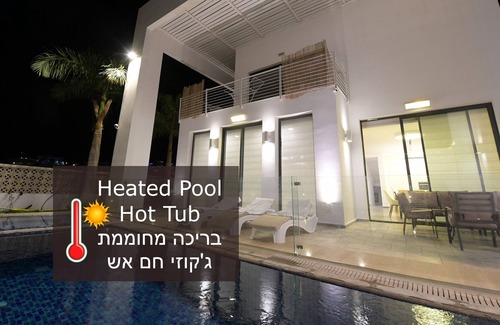 Eilat Villa | Top Design Luxury Villa in Eilat with Heated Pool, Hot Tub and Saunas