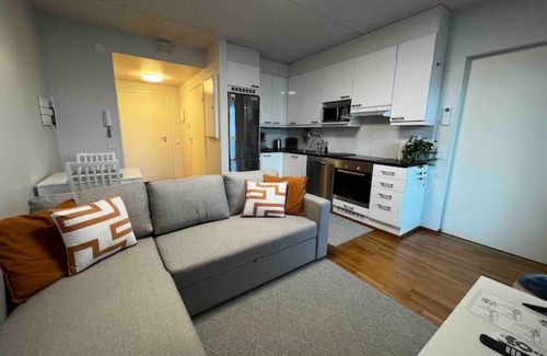 Aviapolis Apartment | Top floor flat with sauna, A/C & free parkingn