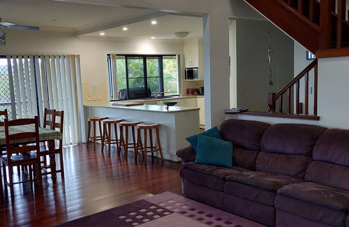 Brisbane Waterfront House | TOP OF THE BAY TANGALOOMA with 180 degree VIEW OF MORETON BAY