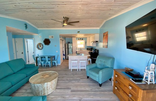 Surf Side Shores House | Total Facelift! Beachfront and Dog Friendly!