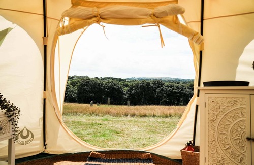 Chacewater RV Rental | Totally Luxury 4 Person Bell Tent 10 mins Surf/Sail/Swim Beaches