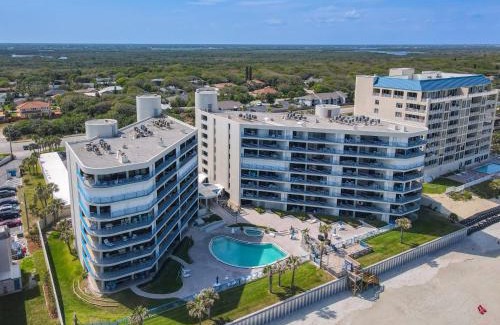 New Smyrna Beach Apartment | Totally Renovated Luxury Ebb Tide Condo ~ Beachfront with Pool Views Ebb Tide 406