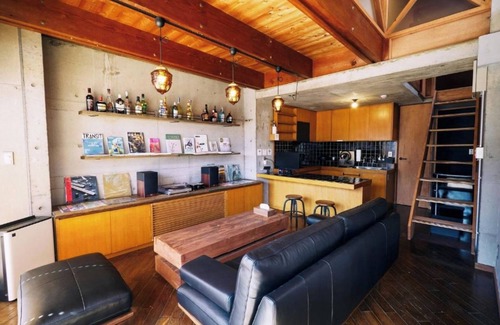Ryuga Onsen Apartment | Town hideaway penthouse with loft bed /Kochi Kōchi