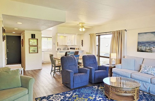 North Litchfield Beach Condo | Townhouse Style Condo, Beach Access Across Road, Pool, Grilling Area, Elevator