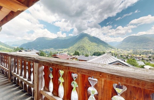 Essert-Romand Ski Chalet | Traditional wooden chalet sleeps 14,