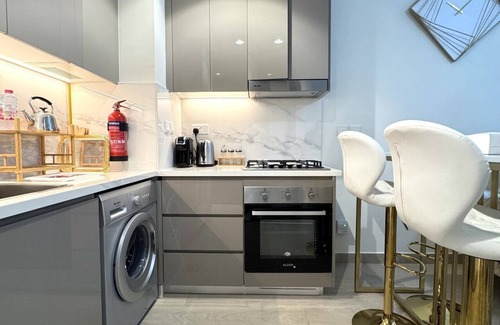 Nad Al Sheba Apartment | Tranquil 1BR Escape With Pool View in Meydan