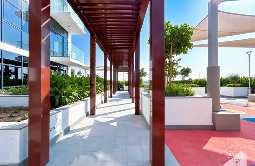 Nad Al Sheba Apartment | Tranquil 1BR Escape With Pool View in Meydan