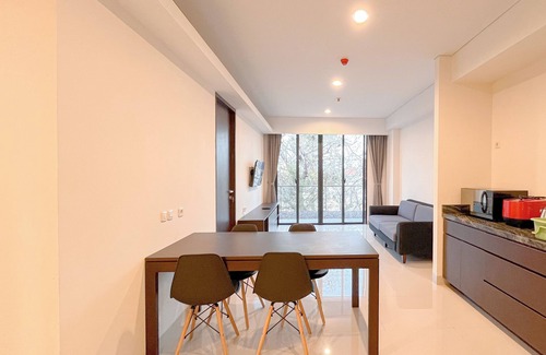 By Pass Ngurah Rai Apartment | Tranquil 2BR (No Kitchen) Apartment at Skales Residence Nusa Dua Bali