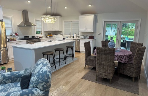 East Quogue House | Tranquil 4-bedroom house with AC in East Quogue. Heated Pool/covered patio.