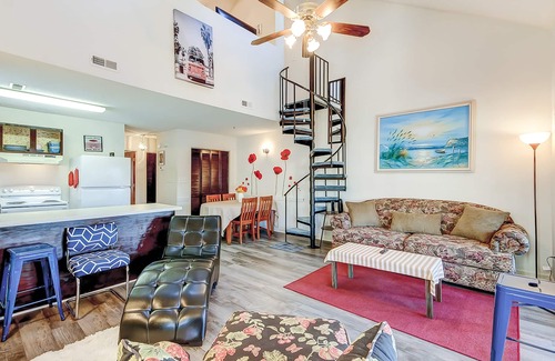 Surfside Beach Condo | Tranquil coastal condo with 2 pools & enclosed porch - near golf & beaches