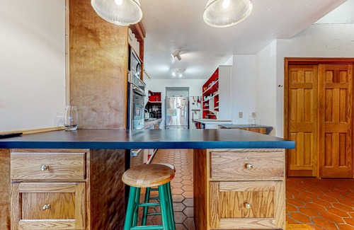Pittsfield House | Tranquil dog-friendly retreat with generous deck, fitness area, & amazing views
