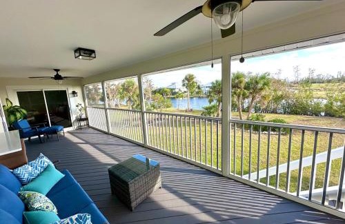 Alden Pines Apartment | Tranquil Lakeview Home w Porch Bokeelia Retreat