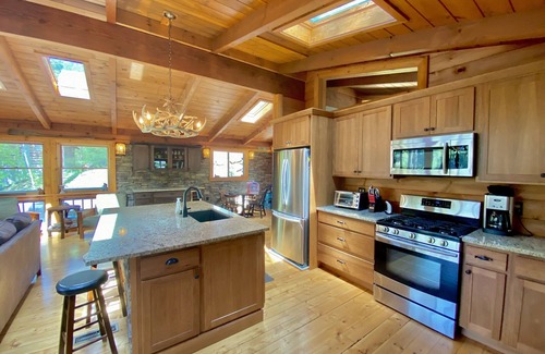 Lake Luzerne-Hadley House | Tranquil, Serene, and Picturesque home with 100 foot private beach