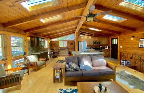 Lake Luzerne-Hadley House | Tranquil, Serene, and Picturesque home with 100 foot private beach