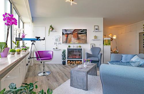 Schleswig Apartment | Traumblick! Mitten im Wasser u. doch ganz oben:)