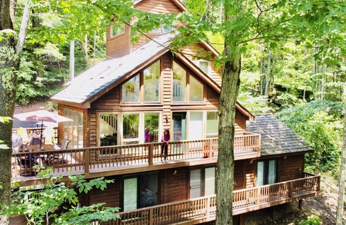 Davis House | Tree House, Hot Tub, Cozy ,Wifi, Secluded, Serene,View, Central Location