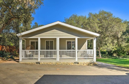 Ventura County House | Tree-Lined Santa Paula Home w/ Spacious Deck!