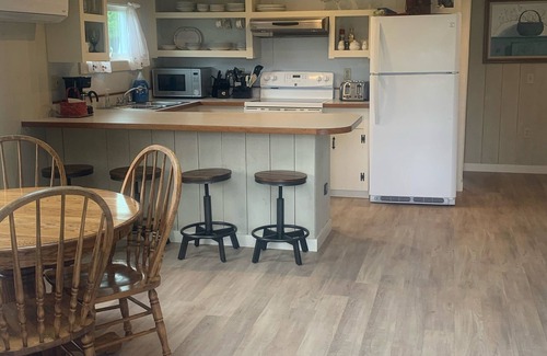 Tremont Apartment | Treetop retreat with access to kayaks and rowboat near Acadia National Park