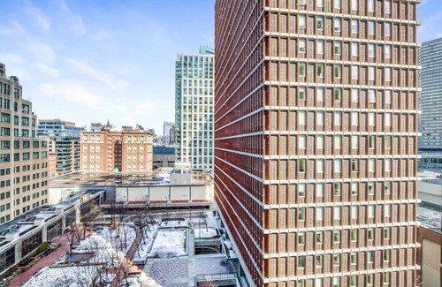 Prudential - St. Botolph Apartment | Trendy Back Bay Studio w/W/D & Gym, near Copley T & Shops, by Blueground