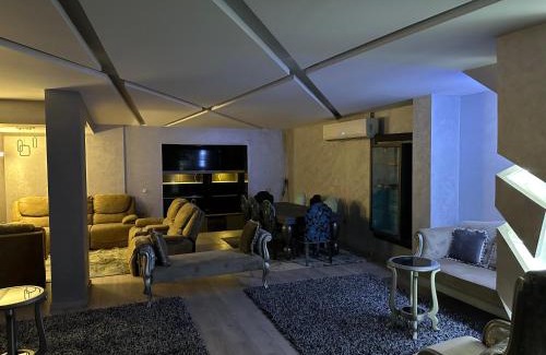 6th of October City Villa | Trio villa with falls in compound فلا بحديقة كبيره وشلالات صناعية
