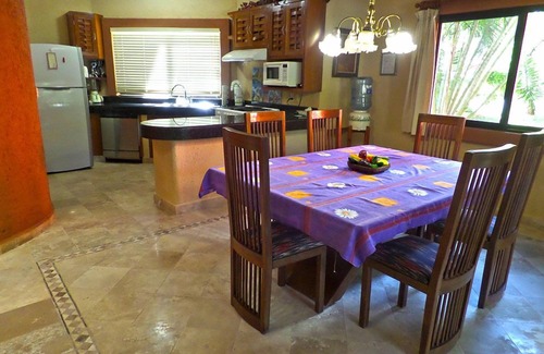 Playacar Fase II Villa | Tropical garden setting, 15 minute walk to 5th Ave, Cenote Style Pool!