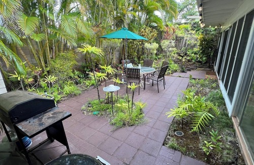 Kalama Tract House | Tropical Garden Paradise, Check our SUPER AFFORDABLE RATE, Now Air Conditioned