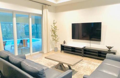 North Port House | Tropical getaway w heated pool near Mineral Springs, garage included