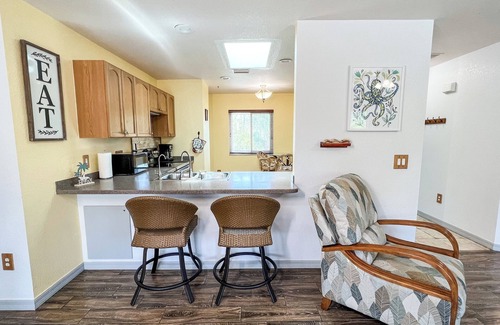 Port Charlotte House | Tropical Home With Waterfall, HotTub, Fenced Yard, Beachy Lounge Area & Pets!