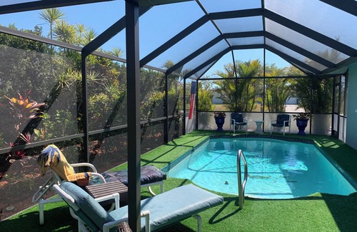 Caloosahatchee House | Tropical Snowbird Retreat with Heated Pool