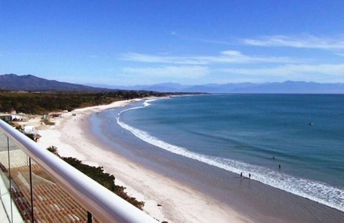 Emiliano Zapata Condo | Truly Right on the Beach! Lovely 3 bedroom 5th floor Punta Mita condo. Surfing!