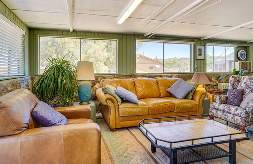 Tucson Apartment | Tucson Desert Getaway: Pet Friendly, Mountain View