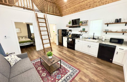 Albertville Cabin | Turkey Luxury Tiny Cabin on Lake with Bouncy House