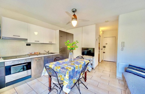 Alpes-Maritimes Apartment | Two Bedroom Apartment with Balcony and Parking, Near the Sea