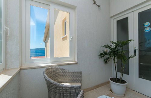 Brela Apartment | Two bedroom apartment with balcony and sea view Brela, Makarska (A-2717-c)