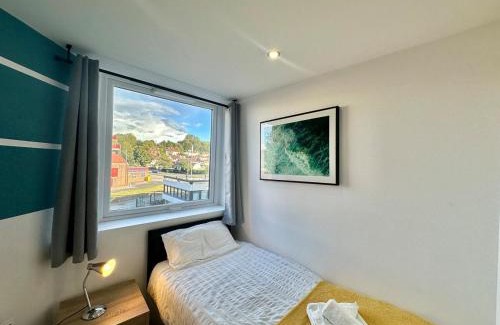 Yeadon Apartment | Two Bedroom Flat by Brookland Stays Serviced Accommodation Short Lets Leeds with Free WiFi