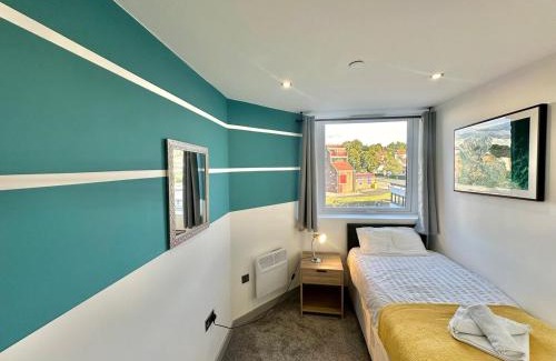 Yeadon Apartment | Two Bedroom Flat by Brookland Stays Serviced Accommodation Short Lets Leeds with Free WiFi