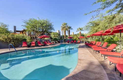Palm Desert Apartment | Two Family-Friendly Hotel Room with Easy Access to Outdoor Swimming Pool