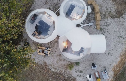 Westminster House | Two Inflatable Bubble Domes with Sunset/Star Views