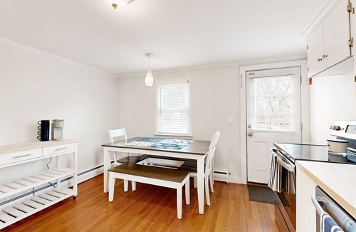 Harwich House | Two-story dog-friendly retreat with enclosed yard, playset, W/D, & firepit