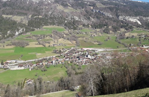 Les Villards-sur-Thones Ski Chalet | Two-unit chalet with breathtaking views from the south terrace near the village.