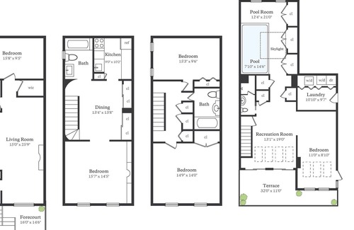 Upper East Side House | TWO UNITS AVAILABLE LARGEST TOWNHOUSE/GROUND HM 11 BEDROOMS 9 BATHROOMS COMBINED