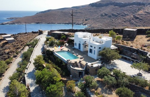 Kithnos Villa | Two villas with private pool BBQ and beach