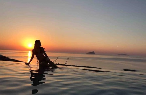 Kithnos Villa | Two villas with private pool BBQ and beach