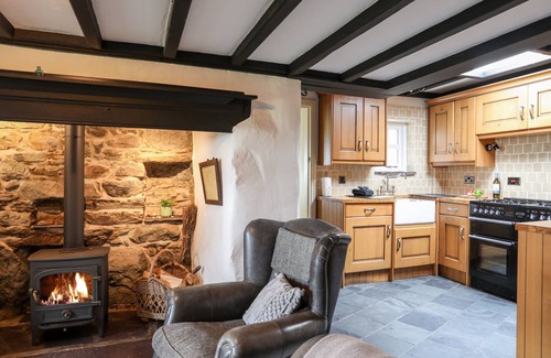 Rhyd-y-clafdy Cottage | TY NEWYDD, family friendly, with open fire in Llanaelhaearn