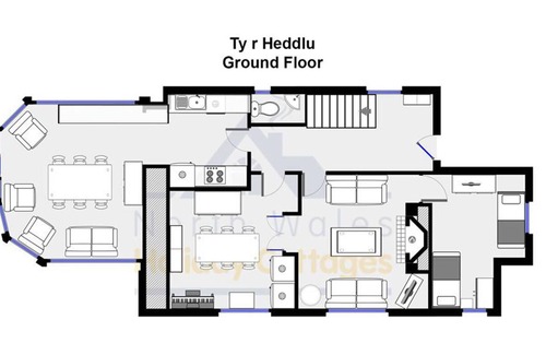 Aberdaron Cottage | Tyr Heddlu - Four Bedroom Cottage, Sleeps 8