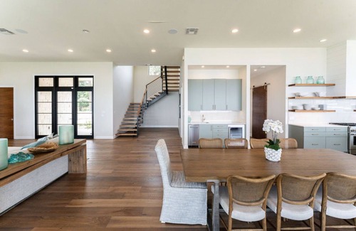 Granite Shoals House | Ultimate Lake Escape: Chef’s Kitchen, Gym, Boat Slip & 900 Ft of Swimmable Shore