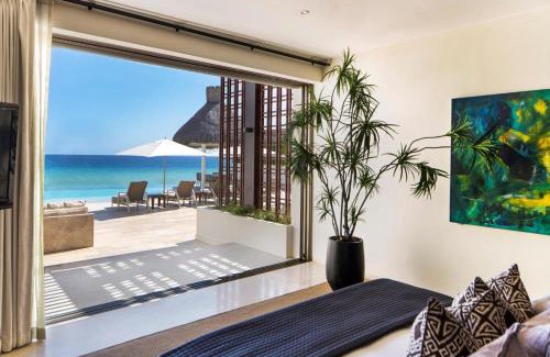 San Jose del Cabo Villa | Ultra Exclusive Beachfront Villa Just Steps from the Sand with Butler Included