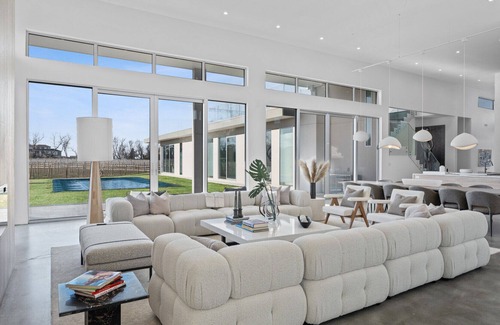 Cutchogue House | Ultra Modern North Fork Estate Walking Distance to Vineyards and Beach!